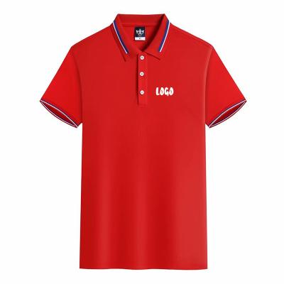 China Wholesale Cheap Cotton Lapel Polo Shirt Anti-Wrinkle Siro Logo Screen Printing Custom Suits Polo Shirt for sale