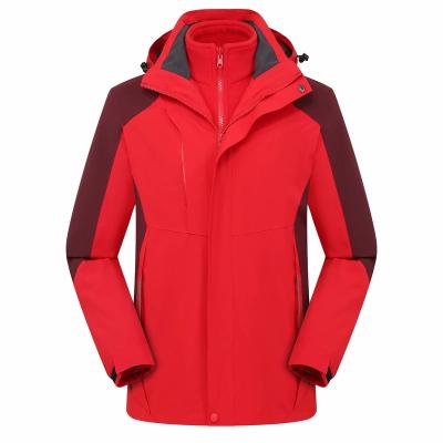 China Sustainable Warm Omega 3 In 1 Outdoor High Stretch Fleece Windbreaker Camping Jacket Coat Jacket for sale