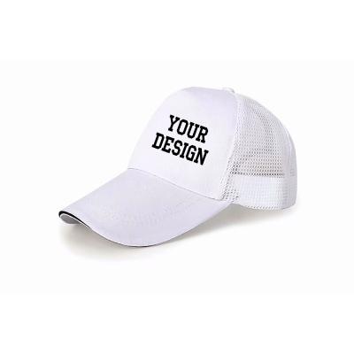 China COMMON Custom Wholesale Custom Mesh Adjustable Mesh LOGO Sports Hat Breathable 100% Cotton Baseball Cap for sale