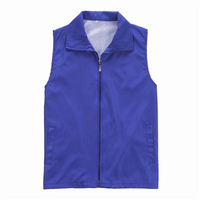 China Meituan Zhongtong Express Single Layer Compound Voluntary Vest Advertising Vest Anti-wrinkle Cultural Shirt Vest for sale