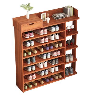 China Durable Multi Layer Furniture Large Capacity Single Assembled Shoe Rack Cabinet for sale