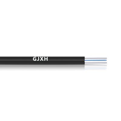 China Singlemode 2 Core Fiber Drop Cable HXCOWO Indoor Fiber Optic Cable for sale