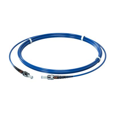 Κίνα FTTH PVC 3.0MM Single Mode G657A1 3M ST/UPC-ST/UPC Armored Fiber Optic Patch Cord προς πώληση