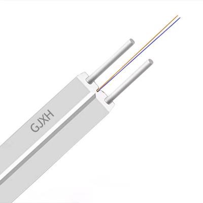 China HXCOWO GJXH FTTH Communication Drop Fiber Optic Cable White Black Custom Length for sale