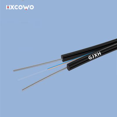 Κίνα Speed Internet Indoor Fiber Optic Cable GJXH Metallic Strength Member G657A1 2Core προς πώληση