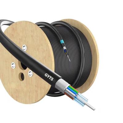 China Direct Buried GYTA/GYXTW/GYTS/GYFTS Armored Fiber Optic Cable with Rodent Proof Design for sale