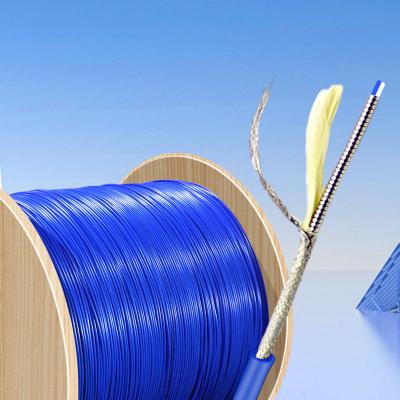 中国 G652D G657A1 G657A2 Spiral Steel Pipe Indoor Armored Optical Fiber Cable for Telecom 販売のため