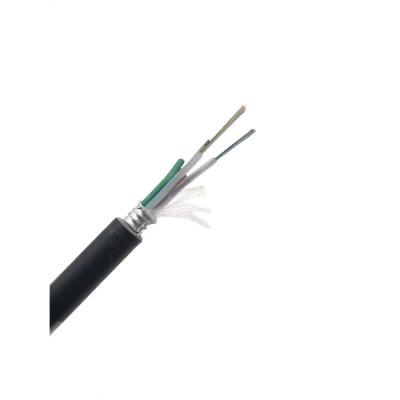 China LSZH Anti Rodent Photoelectric Composite Cable SM 24C G652D PE Outdoor ADSS Optical Cable for sale