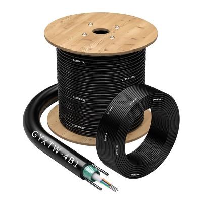 China Outdoor Drop Armoured Fiber Optical Cable HXCOWO FTTX Solution GYXTW 4 6 8 12 Cores for sale