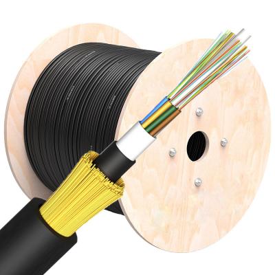 China Non Metallic Singlemode Self Supporting Aerial Fiber Cable Drop Round ADSS for sale