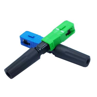 China RoHS FCC SC Fast Connector SC UPC SC APC Quick Connector FTTN Fiber Signal Transmission for sale