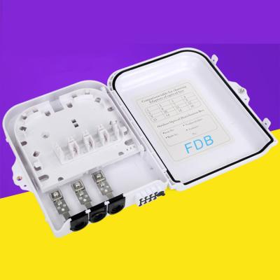 中国 PC/ABS 8 Core Optical Fiber Terminal Box Wall Mounted Outdoor Fiber Termination Box 販売のため