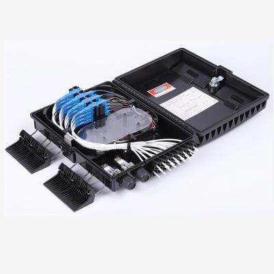 China 18 Ports Outdoor Fiber Distribution Box Customized Splicing IP65 Ftth Outdoor Box for sale