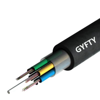 China Outdoor Fiber Cable GYFTY 2 4 6 8 144 Core Per Meter Laser Drop FTTH Outdoor Cable for sale