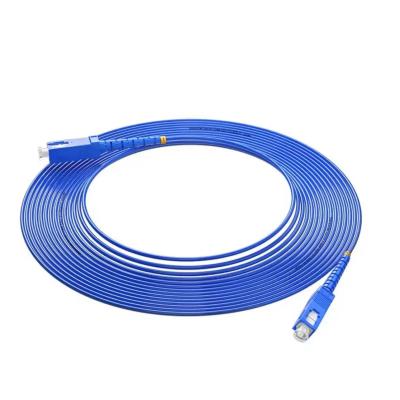 China HXCOWO FTTH Solution Flexible Spiral Armored Fiber Optic Cable Patch With SC UPC Connector for sale