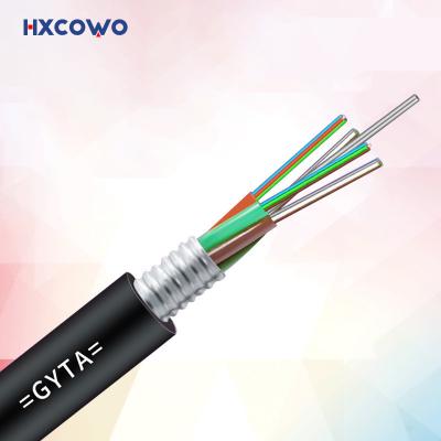 China Customized Color GYTA Armored Fiber Optic Cable for Stranded Loose Tube Communication for sale