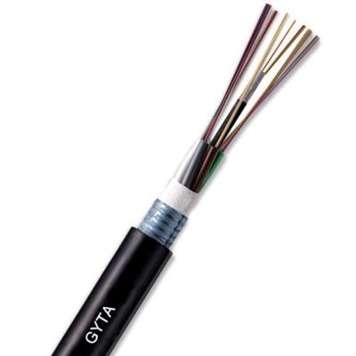 China 2-288 Cores Outdoor Armoured Single Mode Fiber Optic Cable For Aerial Or Duct for sale