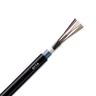 China 12/24/48 Cores Armored Fiber Optic Cable for Outdoor Telecom Comunication Aerial Steal for sale