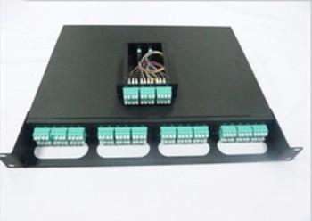 China 1U Fiber Patch Panel MTP/MPO Chassis 12 Port Fiber Patch Panel en venta