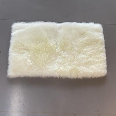 China 60*105cm Thick Sheepskin Area Rug Rectangle Sheepskin Area Rug Anti-Slip Thick Shaggy Rug Runner for sale