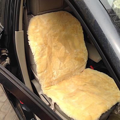 China Sports car accessories interior products, sheep fur wool car seat cover for sale