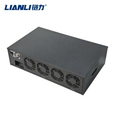 China With fan wholesale gpu case B75F 8 gpu server case rx580 590 single PC case 1660s 2060s installation graphics cards for sale