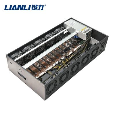 China With fan factory price server case with b250 motherboard 12 gpu g3900 cpu 12gpu computer case fast shipping for sale