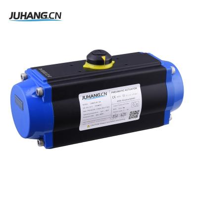 China JHA R&P DA Series Liquid Pneumatic Quarter Turn Actuator Color Customizable for sale