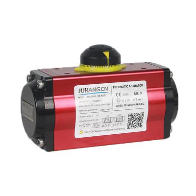 China High Quality 90 Degree Smooth Control Single Acting Pneumatic Actuator for sale