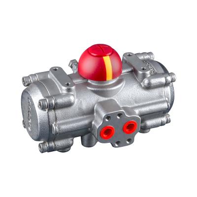 China Single Acting Pneumatic Ball Valve Stainless Steel Actuator for sale