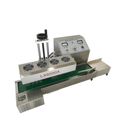 China LX-6000A Continuous Food Electromagnetic Induction Sealing Machine Aluminum Foil Film Sealing Machine For Honey Drug Bottle for sale