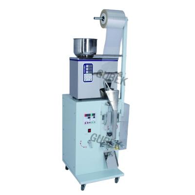 China Automatic 2-50g Beverage Tea Bag Weighing Filling Machine with Back Sealer, Compound Film Machine and Dispensing Packer for sale