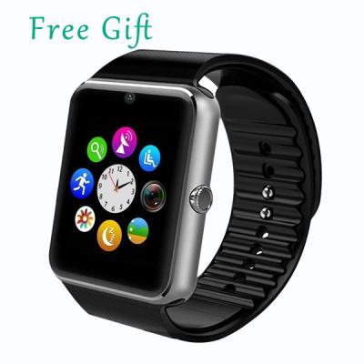 China Touch Screen Smart Watch GT08 with SIM Card TF Card Slot Camera Music Game Sleep Monitor Pedometer for Android Smart Phone for sale