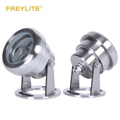 China High Brightness Long Life FREYLITE Low Price Underwater Inground RGB Lights Lighting Ip65 3w Outdoor LED Pool Mounted Light for sale