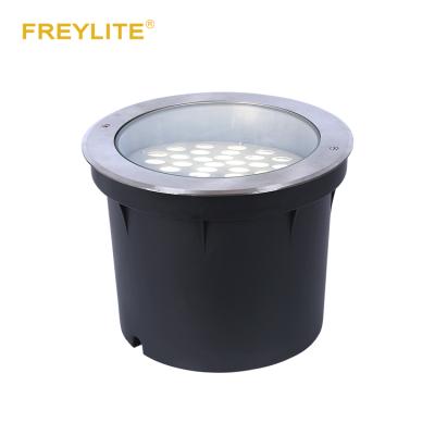 China High Density Die Casts FREYLITE Aluminum High Quality Die Cast Aluminum Housing Luminescence Is Same IP65 Waterproof 9w Outdoor 18w 24w Led Underground Light for sale