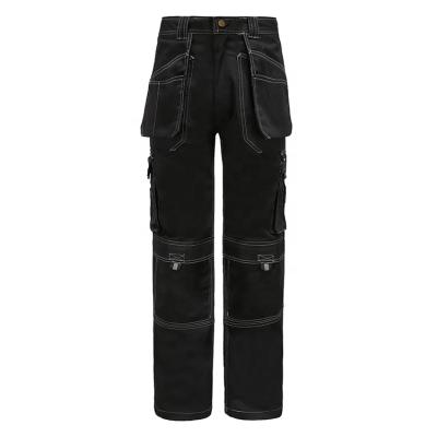 China Cotton Sustainable Twill Polyester Multi Pockets Workwear Pants For Men for sale