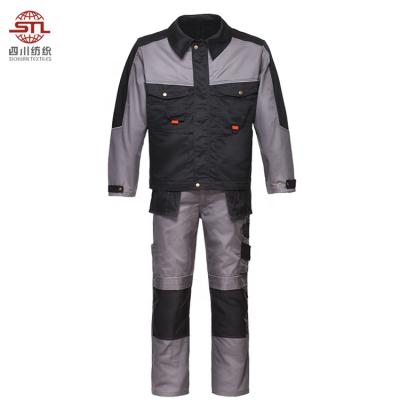 China Contrast Working Color Breathable / Durable Workwear Work Wear Uniform Industrial Uniforms Clothes For Engineer Mechan Workshop for sale