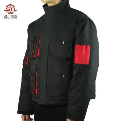 China Regular Custom Protective Men's Workwear Industry Winter Colored Men's Padded Jacket For Men for sale