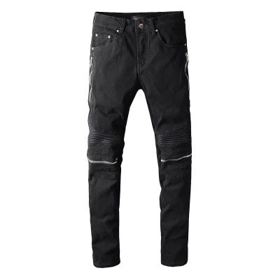 China Sustainable Wholesale Mens Zippers Jeans for sale