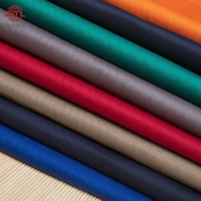 China TC Shrink-Resistant 80 20 21X21 108X58 3/1 Dyed Uniform Workwear Solid Color Polyester / Cotton Twill Fabric for sale