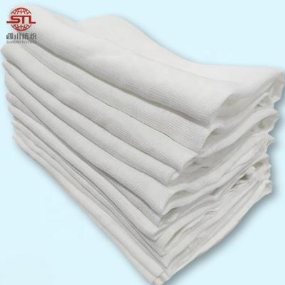 China OEM Gauze Diapers Super Soft Cotton Muslin Baby Plain Weave Washable 100% Reusable Fabric for sale