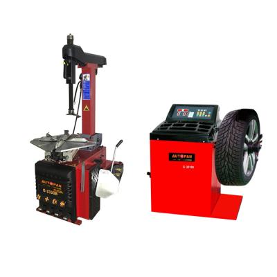 China AUTOPAN G233 Tire Changer Tilts Back And Wheel Balancer Combo G-30100 G233GB+ G-30100 Combo for sale