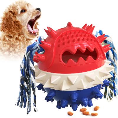 China Dogs Jump Ball Floating Dog Toy Dog Toothbrush Spill Ball for sale