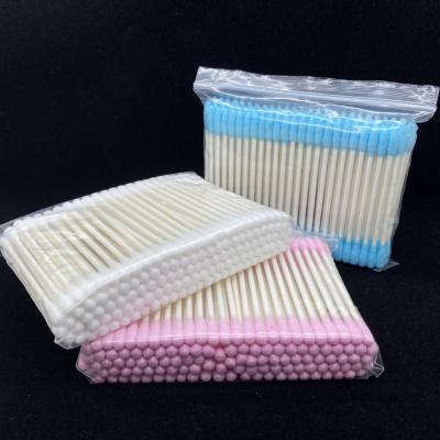 China beauty & personal care/disposable/home supplier star packing safety plastic baby colored cotton buds for sale