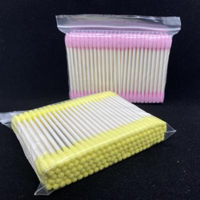 China beauty & personal care/disposable/home cheap eco-friendly bamboo wood ear cotton cleaning stick 100pcs buds for sale