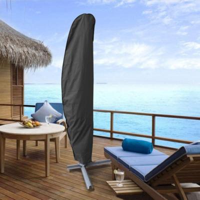 China Hot Sale Modern Outdoor Waterproof Solar Umbrellas Umbrella Patio Garden Cantilever Umbrella Cover for sale