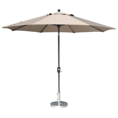 China Modern Waterproof 10ft Outdoor Garden Patio Umbrella With Push Button Tilt And Crank Market Umbrella Sunshades for sale