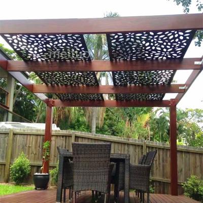 China Easily Assembled Customization Garden Aluminum Pergola for sale