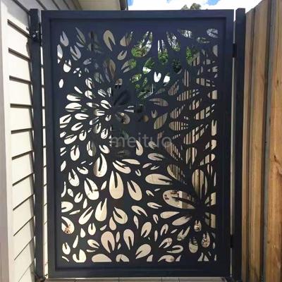 China Easily Assembled Outdoor Aluminum Fence Garden Gate Metal Panels for sale