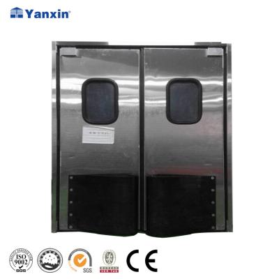 China Mental Free Swing Yanxin Impact Room Door With Stainless Steel For Food Factory for sale